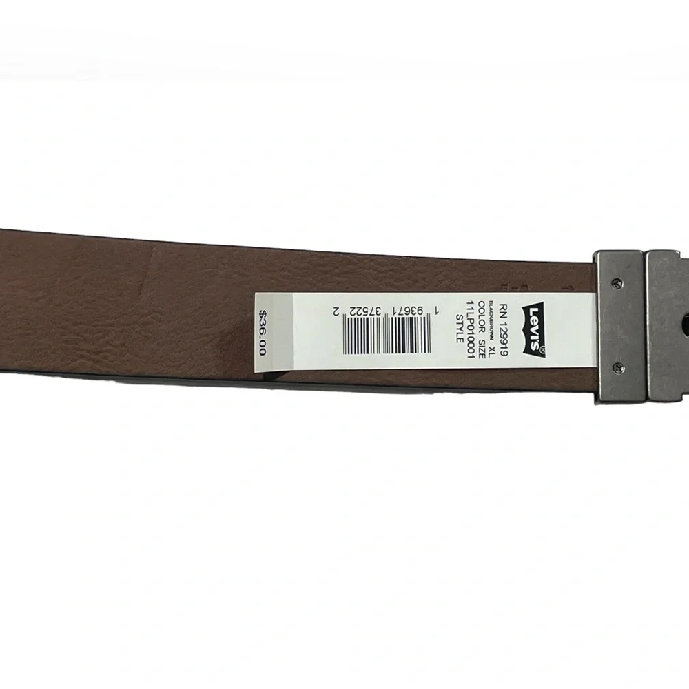 42/44 Levi leather belt Reversible Brown/ Black